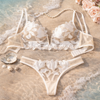 'Floral Serenity' Lingerie Set