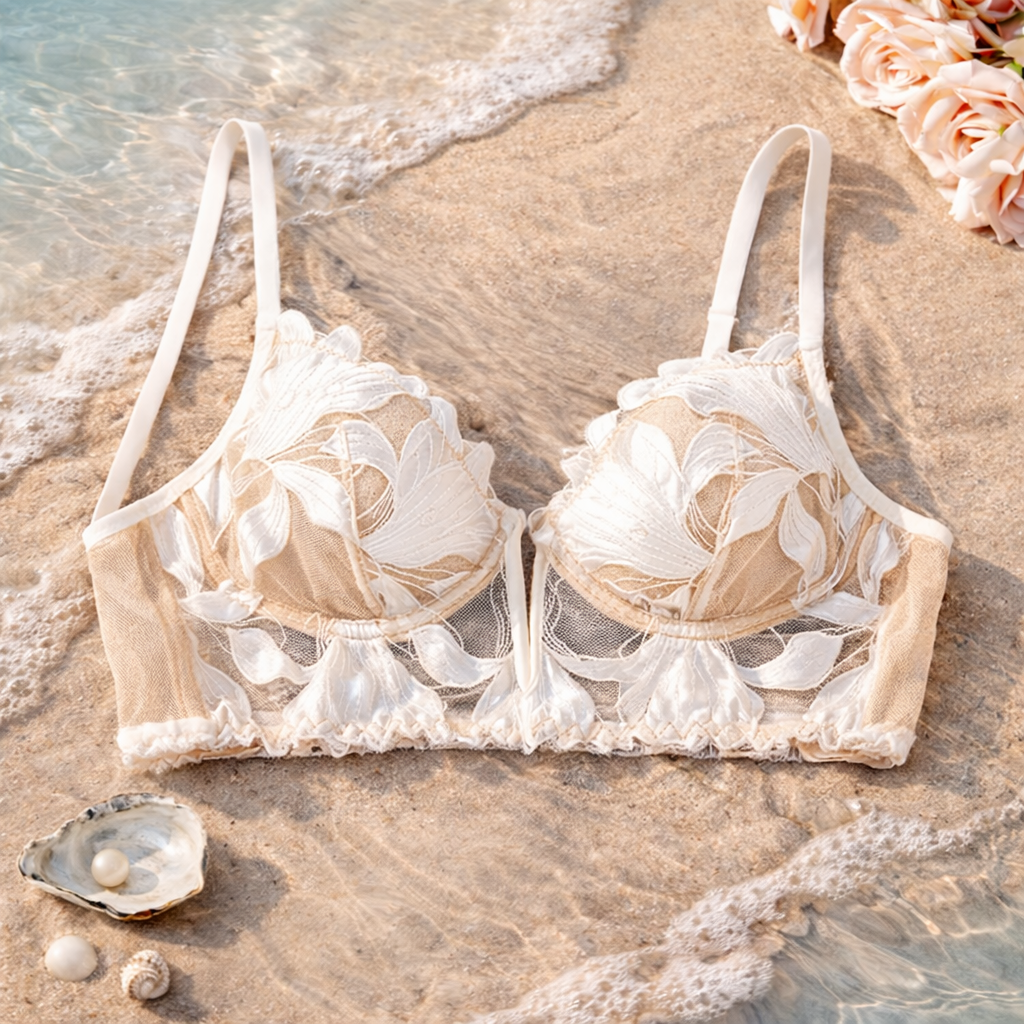 'Floral Serenity' Lingerie Set